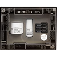 Los mejores  - Sensilis Upgrade - Kit de Belleza con Crema de Día Reafirmante (50 ml) + Contorno de Ojos (15 ml) + Ampollas Faciales (3…
